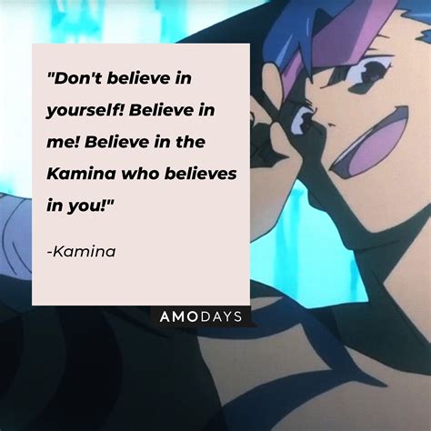 nia teppelin|don't believe in yourself kamina.